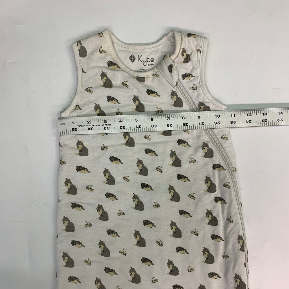 Kyte BABY Sleep Bag 1.0 Tog‎ Hedgehog Print 0-6 Months 10-16 lbs - Picture 10 of 13
